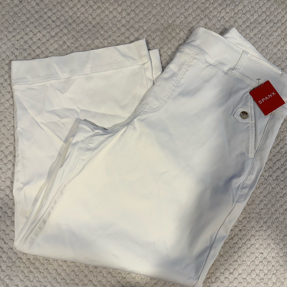 Spanx- NEW w/ Tag- Cropped Wide Leg- Pull on Pant- Size 1XL